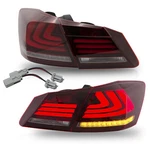 Customized Red Clear Led Tail Lights W/drl Sequential Turn Sig. For 13-15 Accord. Fixed Price $219.99.
