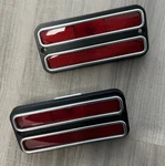 1968-72 Chevy Gmc Pickup Truck Rear Side Marker Light & Bezel Red Lens Rh Lh. Fixed Price $17.99.