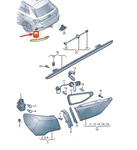 New Audi A3 Sportback Rear Left Bumper Reflector 8Y0945105. Fixed Price $24.47.