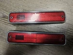 1971 1972 1973 1974 Amx Javelin Red Rear Side Marker Lights Oem. Fixed Price $125.00.