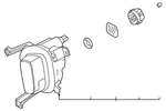 Genuine Kia Fog Lamp Assembly 92202-Q5110. Fixed Price $247.50.