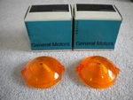 1963 - 1967 Corvette Nos Pair Parking Light Lenses Gm 5954440. Fixed Price $33.98.