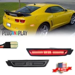 2PCS Rear Side Marker Light Ss Design Red Led Lamps For 2010-15 Chevrolet Camaro. Fixed Price $32.99.