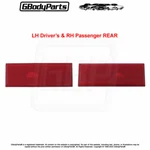 81-88 Cutlass 442 Rear Quarter Panel Side Marker Light Lens Red Pair Lh Rh. Fixed Price $38.00.