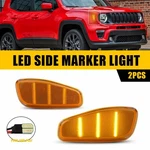 Auxito Amber Side Led Marker Light Fender Blinker Lamp For 2015-23 Jeep Renegade. Fixed Price $20.89.