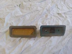 1968-1970 Dodge Charger Body Side Marker Light Amber Housing With Bracket. Fixed Price $100.00.