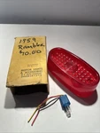 1958-59 Amc Rambler Stop & Tail Lamp Lens Nos Glo-brite Dietz 9580. Fixed Price $39.99.