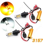 3157 Switchback Canbus Led Turn Signal Light Bulb For Chevy Silverado 1500 99-13. Fixed Price $9.99.