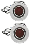 Trim Parts Rear Flat Red Side Marker Light Set 1968 Roadrunner Satellite Coronet. Fixed Price $168.98.