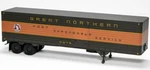 Rapido Ho Scale New Fruehauf 40' Van Trailer Great Northern #G282 403042. Fixed Price $27.72.