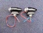 Vintage Pair Of Restored Lucas L516 Marker Lights Ajs Matchless Austin. Fixed Price $94.03.