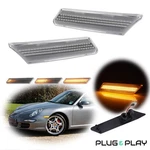 Clear Amber Led Sequential Side Marker Lights For Porsche Carrera 911 Boxster. Fixed Price $34.99.