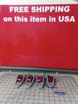 Set Of 4 Arrow School Bus Red Side Marker Light, One Wire, New, Free Shipping. Fixed Price $39.99.