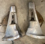 1960 Ford Starliner Galaxie Fairlane? Front Fender Park Lamp Bezel Trim Set Pair. Fixed Price $235.00.