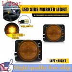 2/4/6 Led Turn Signal+fender Side Marker Light Smoke Len For 07-17 Jeep Wrangler. Fixed Price $64.59.