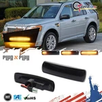 Amber Led Front Smoke Side Marker Lights For Range Rover Sport Discovery LR3 LR4. Fixed Price $19.99.
