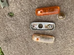 Rolls Royce Silver Shadow Bentley T1 ; Amber Side Marker Base, Lens, Small. Fixed Price $50.00.