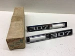 Gm Nos 1969 Chevelle 307 Emblems Rh Lh Pair 3945292 3945291. Fixed Price $60.00.