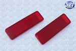 Rear Marker Lenses Red Pr Reflector Fit 69 Roadrunner Charger Gtx Superbee Mopar. Fixed Price $29.99.