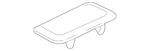 Genuine Mercedes-benz Reflector 164-820-14-74. Fixed Price $13.05.