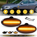 Pair Smoke Amber Led Side Light Marker For GJ6A-51-120E 2004-2009 3 Mazda. Fixed Price $17.09.