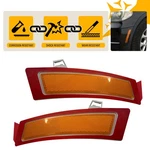 Pair Of Amber Front Bumper Reflectors 63147274433 Fit 2011-2013 Bmw E70 X5 Lci. Fixed Price $18.04.