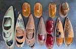Lot Of Vintage Truck Cab Lights Glass Lens & Housing Red Amber Arrow. Fixed Price $100.00.