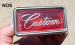 Nos Oem 1969 Buick "custom" 5961149 Red Side Marker Light 916775. Fixed Price $99.99.
