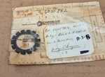 1966 1967 Dodge Charger Nos Mopar Deck Lid Lock Cylinder Washer. Fixed Price $19.95.
