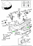 Oem Mazda Genuine RX-8 Fe SE3P Side Reflex Reflector R&l. Fixed Price $105.87.