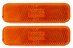 New Trim Parts Dark Amber Front Side Marker Lamp Pair / For 74-77 Camaro A6742. Fixed Price $76.99.