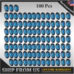 100X 3/4" Led Blue Side Marker Bullet Lights Push-in Ford Auto Truck Trailer. Fixed Price $78.88.