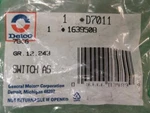 1639508 D7011 Gm Rear Compartment Deck Trunk Access Power Release Switch Nos 3/4. Fixed Price $24.95.