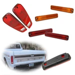 6 Piece Set Side Marker+tail Light Housings Kit Fits Ford Bronco Econoline Van's. Fixed Price $29.99.