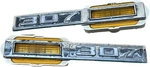 1969 Chevrolet Chevelle Malibu 307 Chrome Marker W/lens Left & Right Oem Part. Fixed Price $20.00.