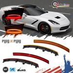 4X Led Side Marker Lamps For 14-19 Chevrolet Corvette C7 Front Rear Wheel Fender. Fixed Price $59.99.