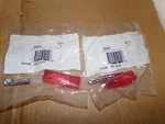 (2) Truck-lite 9082 Red Rectangular Repl Lens For M/c Lights 1520 1521 1523. Fixed Price $11.00.