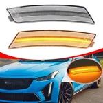For 2020-2024 Cadillac CT5 Clear Lens Amber Led Front Bumper Side Marker Lights. Fixed Price $28.99.