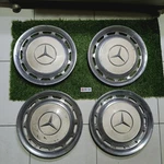 Mercedes-benz 14 Hubcaps Set 4X W108 W115 W123 Classic Chrome Wheel Covers Oem. Fixed Price $359.00.