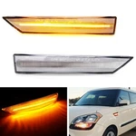 Clear Lens Amber Led Fender Blinker Side Marker Lights For 2009-13 GEN1 Kia Soul. Fixed Price $28.09.