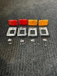 International 71-80 Scout Ii 70-75 Pickup Fender Marker Light Assembly Chrome. Fixed Price $185.00.