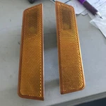 08-13 Dodge Challenger Front Bumper Side Markers Set OF2 Oem P/n LC22-115AA,14AA. Fixed Price $50.00.