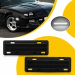 Fit Chevy 1985-1992 Camaro Firebird Smoke Side Lights Marker Bumper Lamps Pair. Fixed Price $18.99.