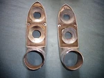 Daimler Jaguar Lucas L687 Lamps Bezels Housings. Fixed Price $25.00.