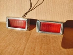 1969 Ford Fairlane Rear Side Marker Light Assemblies Lh Rh Oem C9AZ Pair Orignal. Fixed Price $30.00.