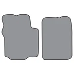 Floor Mats For 1984-1995 Dodge Caravan Frt Row (DO588F) Cutpile 2PC. Fixed Price $192.44.