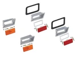 1970-77 Maverick Lenses-bezels Set Marker Lights Lh Rh Front Rear New. Fixed Price $219.90.