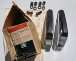 Nos Gm 1973 Chevrolet Monte Carlo Rear Bumper Guard Pair Kit 994373 Genuine Oem. Fixed Price $40.00.