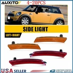 4-40X For Mini Cooper R50 R53 Smoked Front Amber Rear Red Led Side Marker Lights. Fixed Price $203.20.