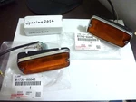 # Toyota Land Cruiser FJ40 FJ45 Side Turn Signal Marker Lights Lamp Genuine. Fixed Price $87.59.